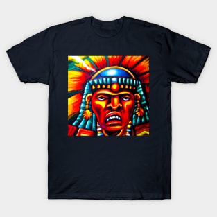 Aztec Warrior Colorful T-Shirt